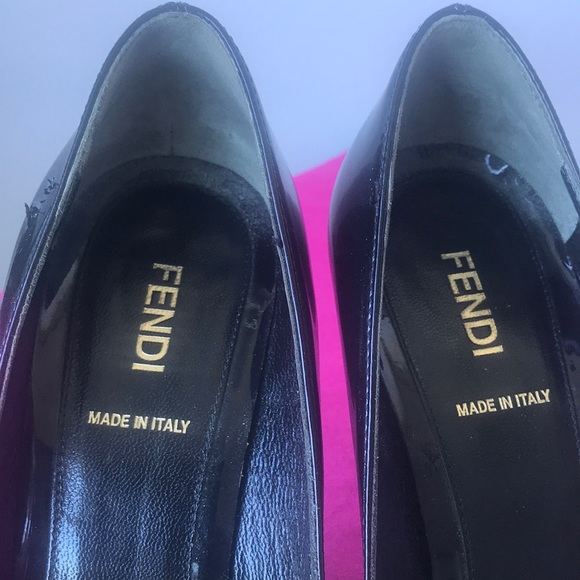 Fendi black patent leather pumps - Picture 3 of 7